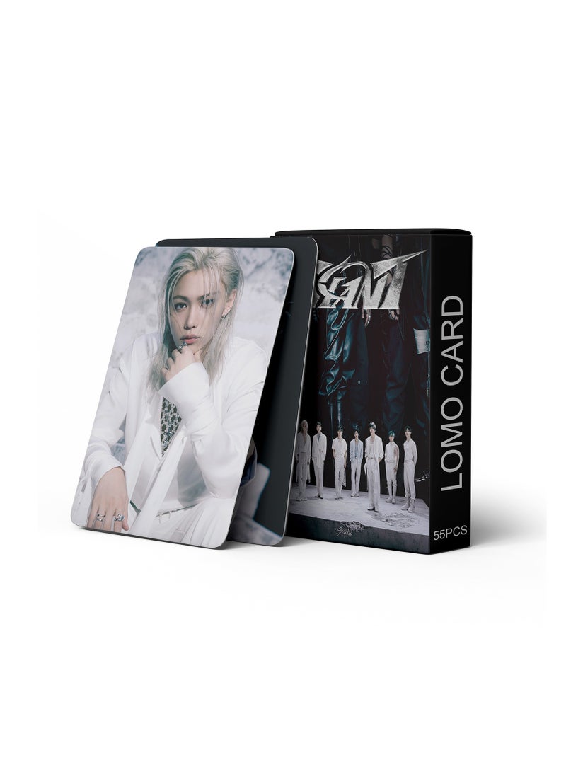 NIBEMINENT 55 قطعة بطاقات لومي عملاقة لفرقة ستراي كيدز لمحبي الهدايا التذكارية - Image 1