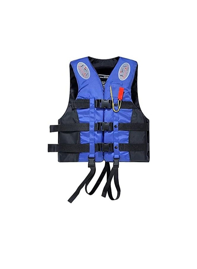REBENUO Life Jacket Safety Vests Water Suit Kayak Boating Swimming Surfing Drifting Gear Size {XXL} .90 to 120 Kg (blue) - Image 1