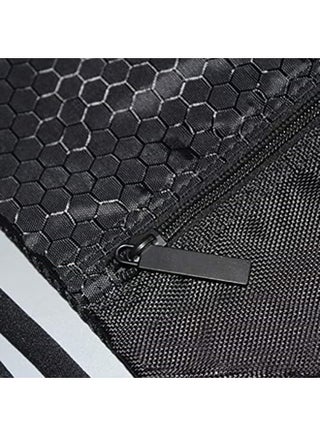 Drawstring Backpack,Sports Canvas Bag,Waterproof Oxford Fabric Drawstring Bag,Swimming Bag,Basketball Bag,Soccer Bag,Zipper 43*49cm(Black) - view 4