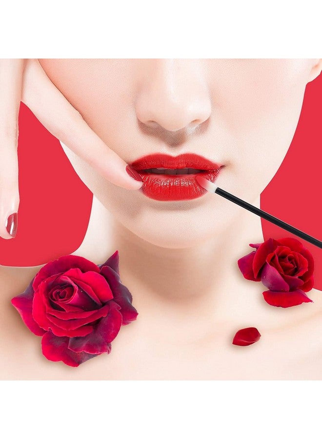 Mooerca 640Pcs Disposable Lip Brushes Make Up Brush Lipstick Applicators Wands Makeup Applicators Brushes Lip Gloss Applicators Tester Wands Tool Kits Makeup Beauty Tool Kits Black - Image 3