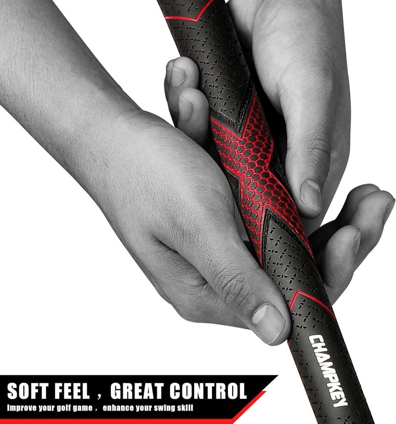 CHAMPKEY Golf Swing Trainer - Tempo & Flexibility Training Aids Warm-Up Stick Ideal for Golf Indoor & Outdoor Practice (Red, 48 Inches) - Image 2
