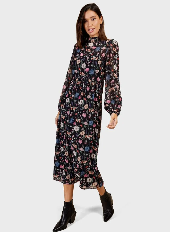 Little Mistress Floral Printed Dress