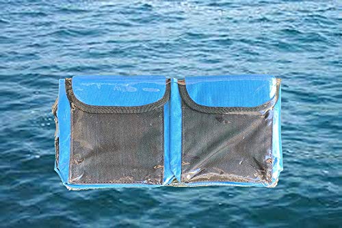 AKM-Scuba Diving Pocket Weight Belt-Weight Belt (Small 4 Pockets 28''- 38'' (71-97 cm), Blue - Image 2