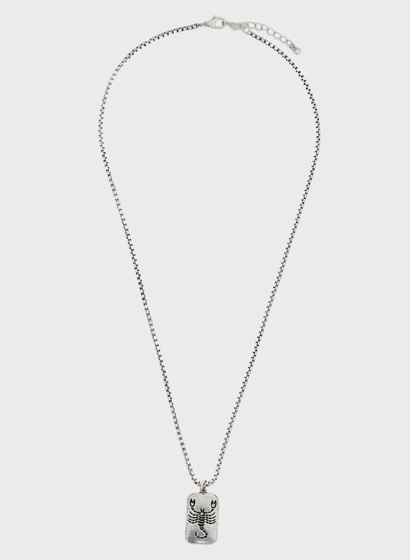 سفنتي فايف Scorpio Pendant Necklace