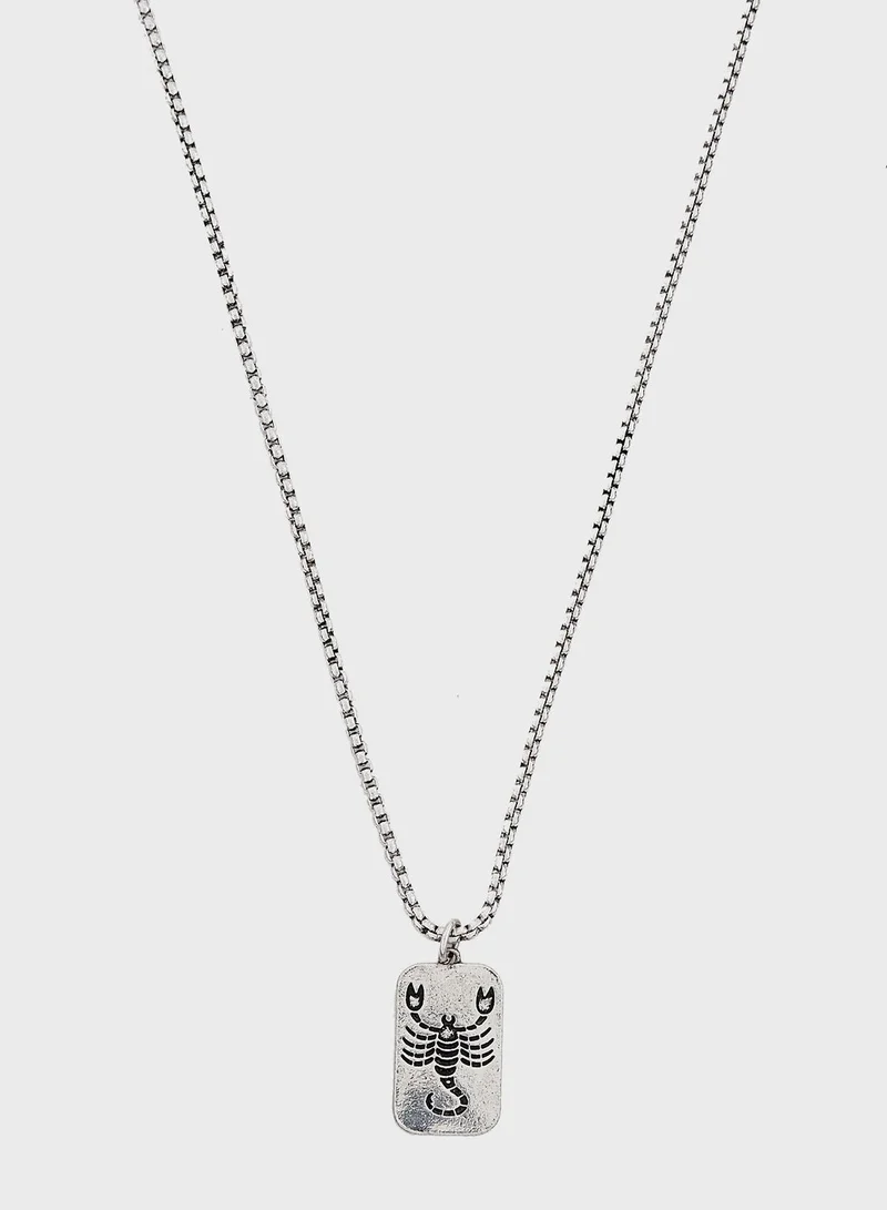سفنتي فايف Scorpio Pendant Necklace