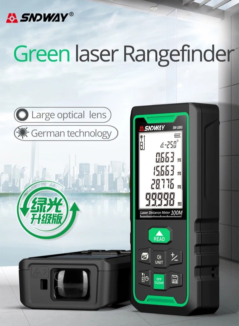 SNDWAY Laser Distance Meter Digital Rangefinder  70m  Range Finder Tape Measure Electronic Level Ruler Roulette - Image 1