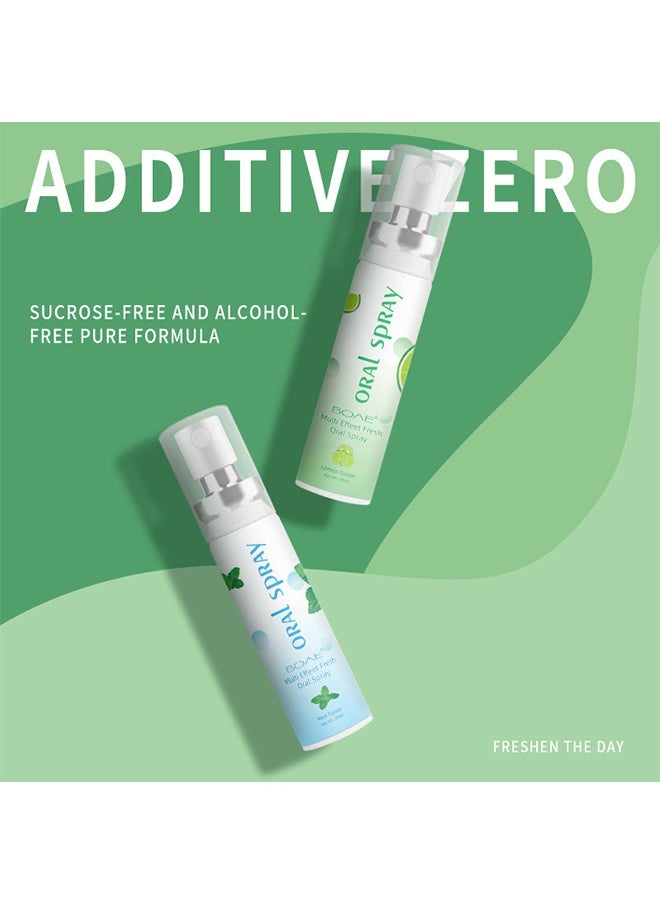 Mint - Multi Effeet Fresh Oral Spray,Bad Breath Treatment for Adults ,Dry and Bad Mouth Smell Removing Drops,Easy to Carry and Handy Fresh Breath Oil-serum, 20 ml - Image 1
