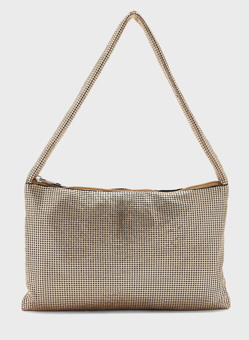 TOPSHOP Shelli Chainmail Shoulder Bag