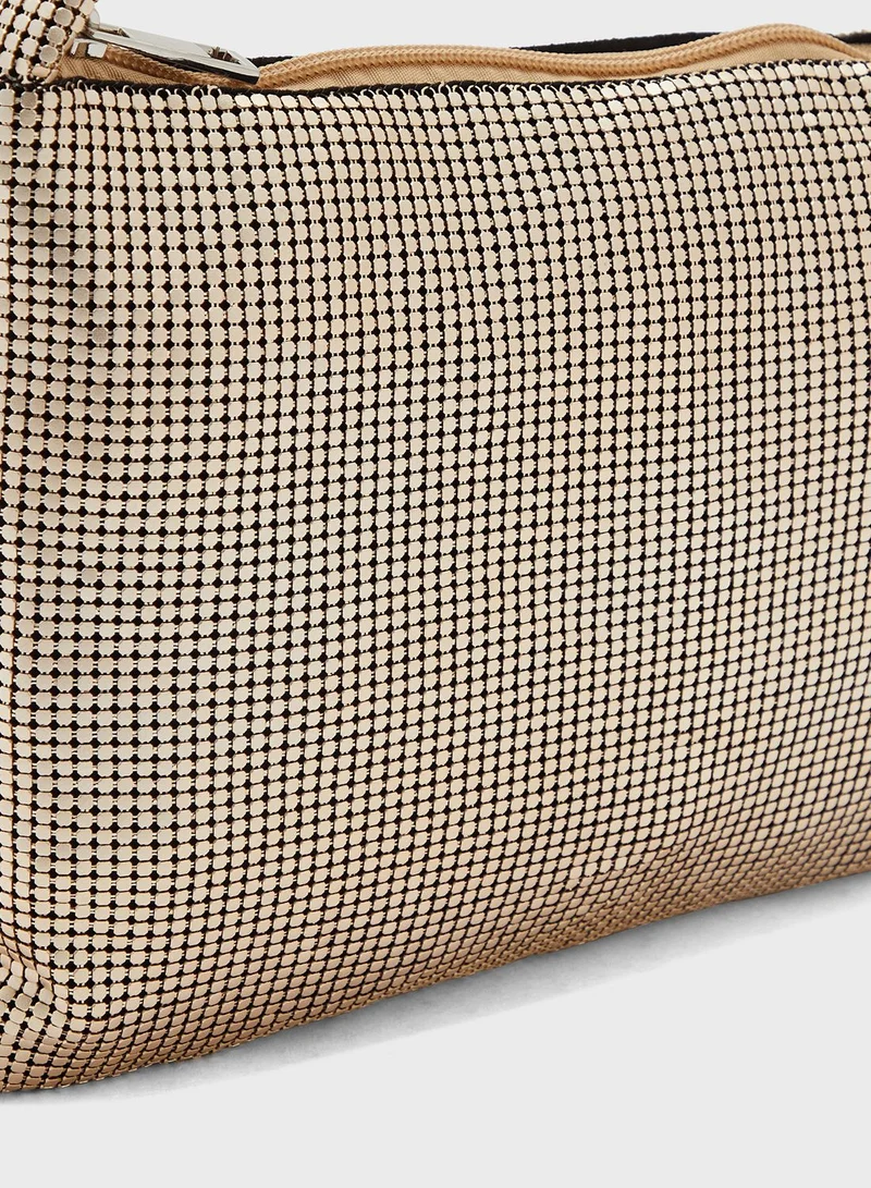 TOPSHOP Shelli Chainmail Shoulder Bag