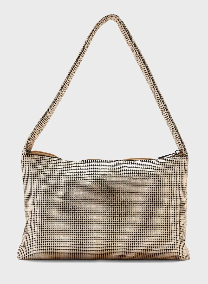 TOPSHOP Shelli Chainmail Shoulder Bag