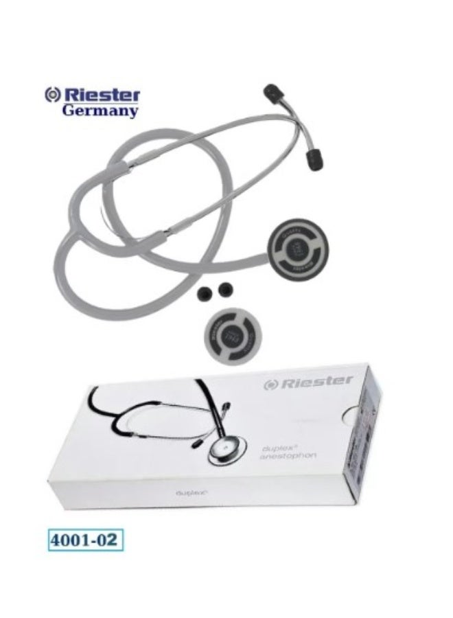 Riester Germany Stethoscope Duplex Aluminium by Riester for adults ( 4001-02) Gray - Image 2