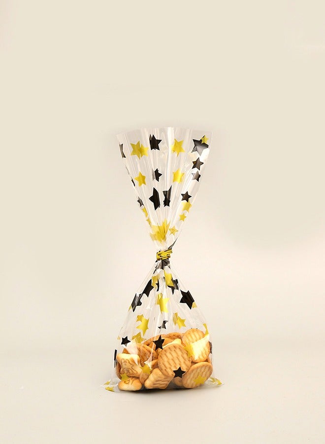 50-piece Candy Goodie Gift Bags with Twist Ties for Birthday Gift Chocolate Cookie Snack - Image 5