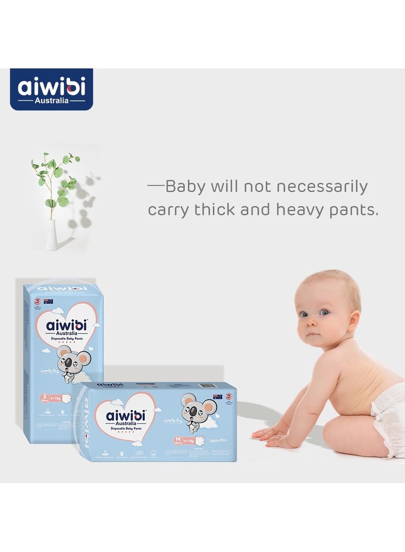 Aiwibi Comfy Dry Baby Pants Size 4-L (9-14kg) Pcs - Image 5