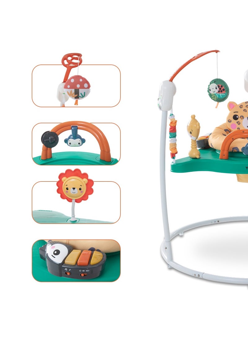 TEKNUM TEKNUM Baby Activity Jumper with Music and Toys - White  - Image 4