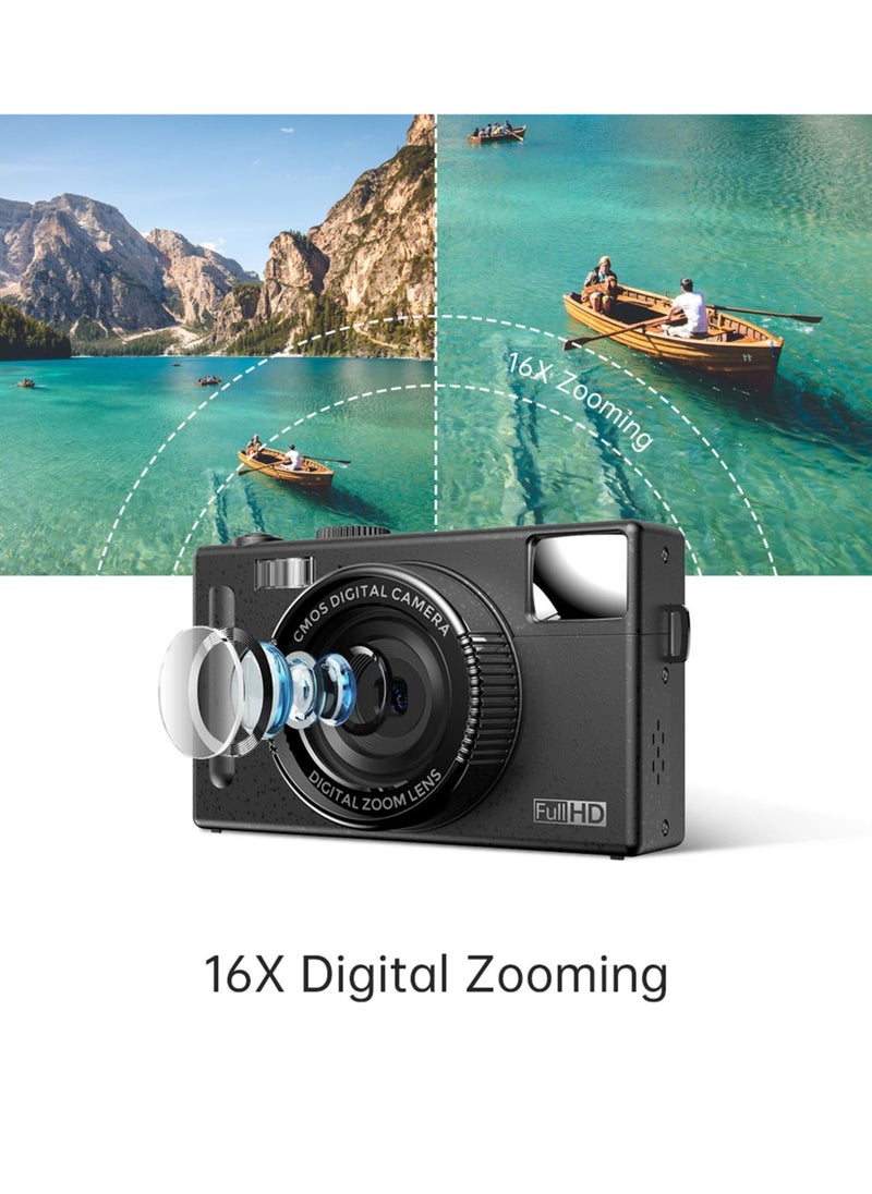 Generic كاميرا رقمية 1080P HD كاميرا مدمجة  - Image 3