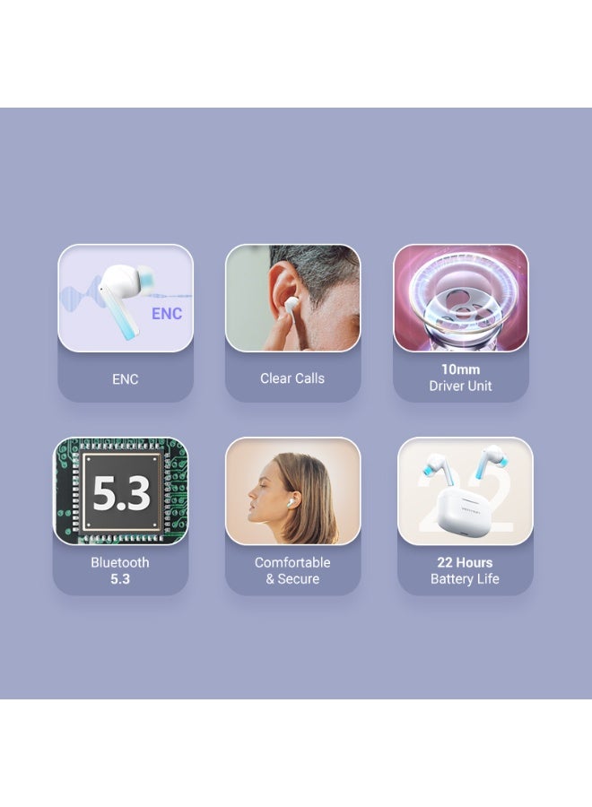 VENTION Elf Earbuds E04 White NBIW0 - Image 3