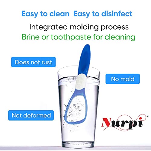 Nurpi soft Plastic silicon Premium Tongue Cleaner for Fights Bad Breath Oral Health Care Tool, Easy to Use for Adults and KidsTravel Friendly (3) - Image 5