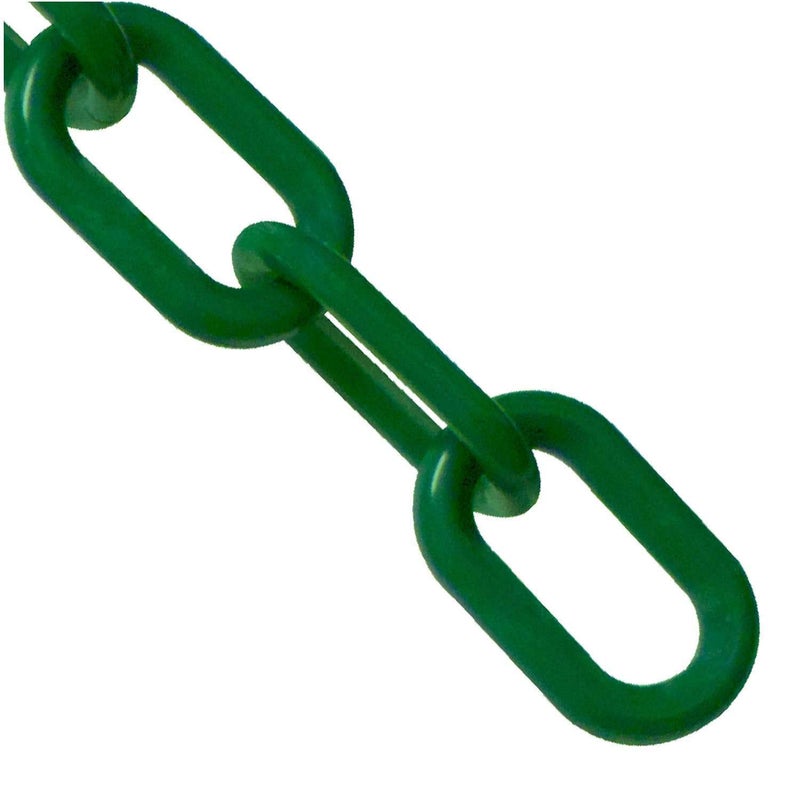 Mr. Chain Plastic Barrier Chain, Evergreen, 1.5-Inch Link Diameter, 50-Foot Length (30054-50) - Image 1