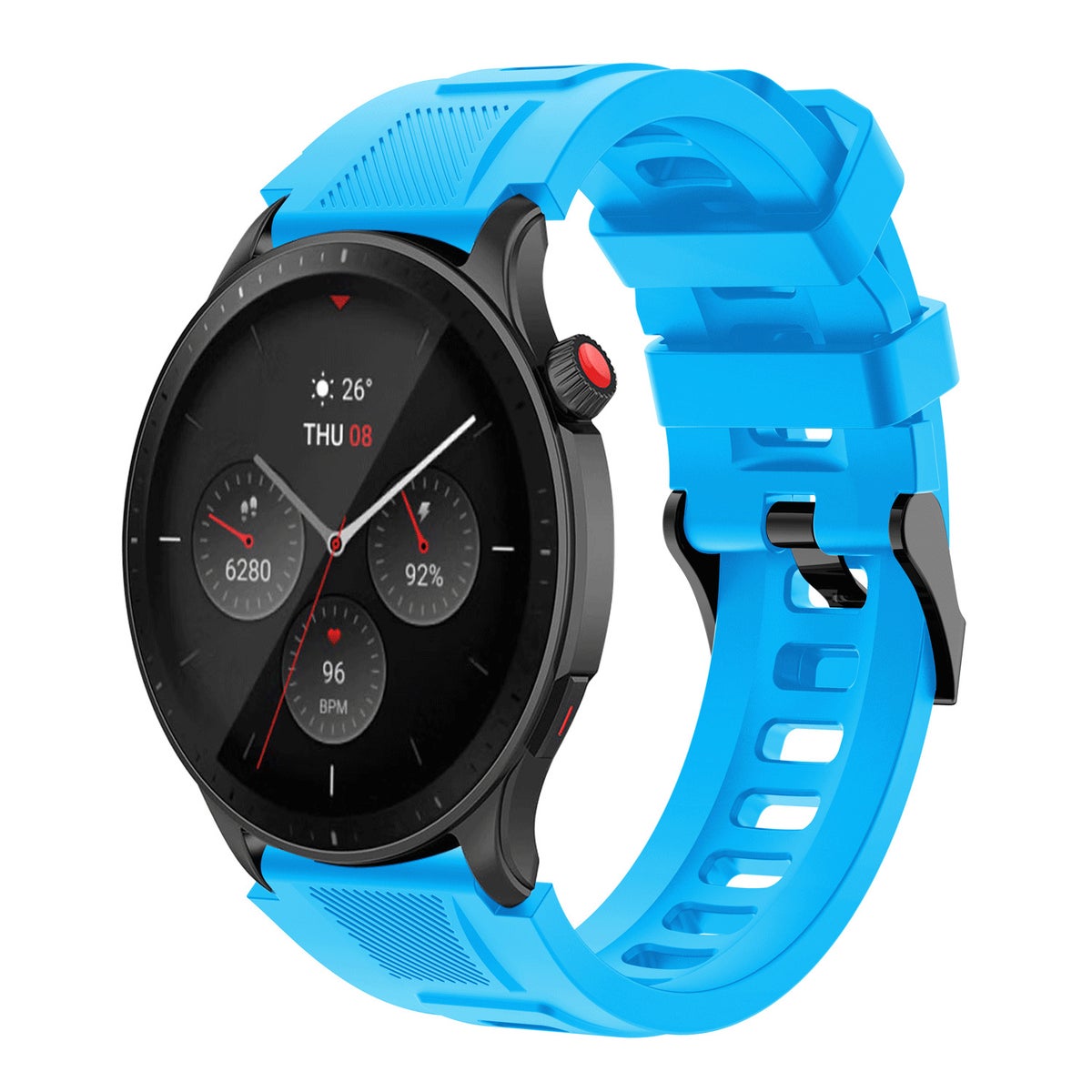 Generic 22Mm For Huami Amazfit Gtr4 Silicone Strap Huami Gtr4 Sports ...