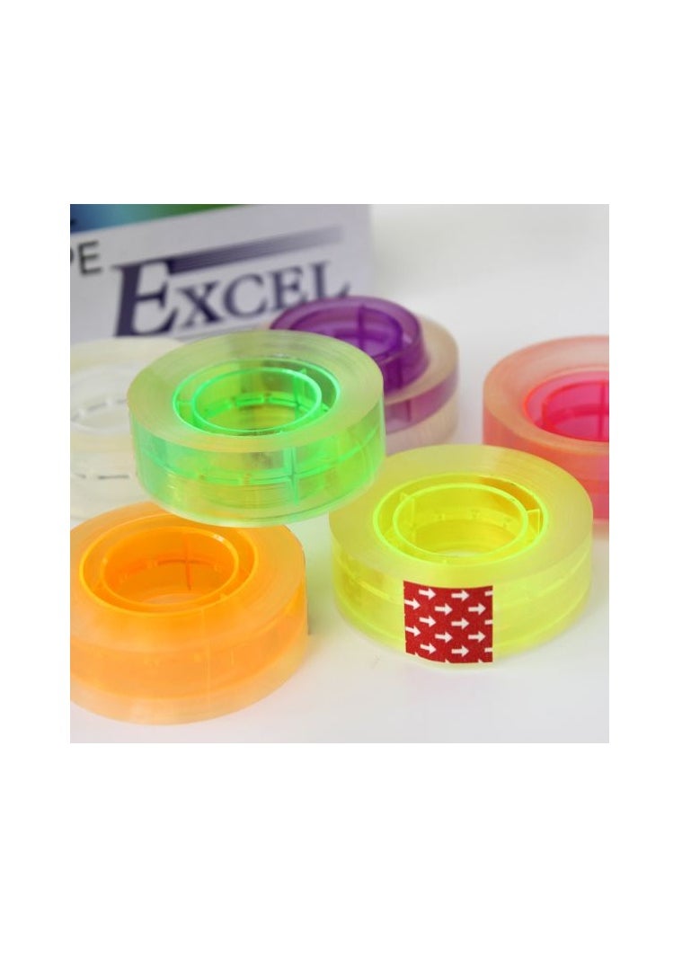 ORYX Crystal Clear Tape On Colored Core Economy  (3/4in) 36YD  - Image 4