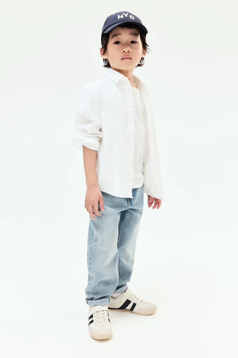 اتش اند ام قميص من القطن