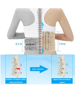 Cool Baby Compression Relief Harness - Inflatable Lumbar Support Strap - Effective Lower Back Pain Relief And Spinal Decompression Harness Device  One Size Fits 29-49 Inch Waist  - Image 3