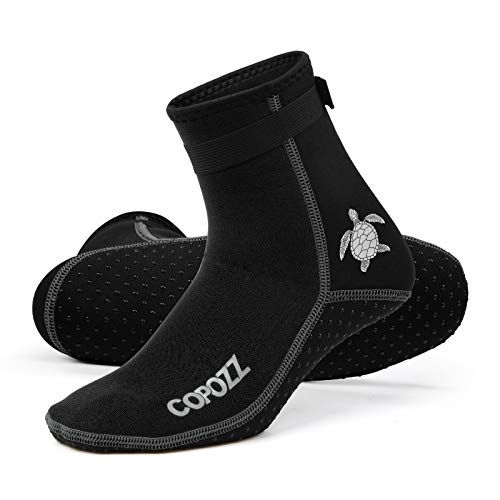 COPOZZ Diving Socks 3mm Neoprene Beach Water Socks-Anti Slip for Snorkel Swim Youth Men Women - Image 1