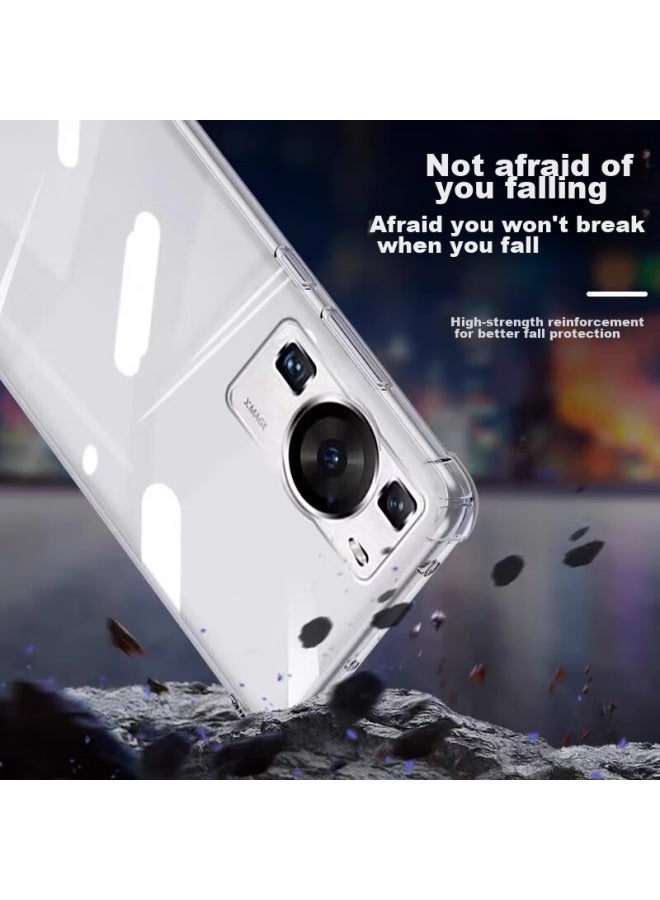 kelleia Kalai'ao Huawei P60/p60pro Phone Case, Huawei P60 Protective Cover, Full Protection Shockproof Tpu Airbag Soft Case/protective Case, Transparent, 6.67 Inches - Image 3