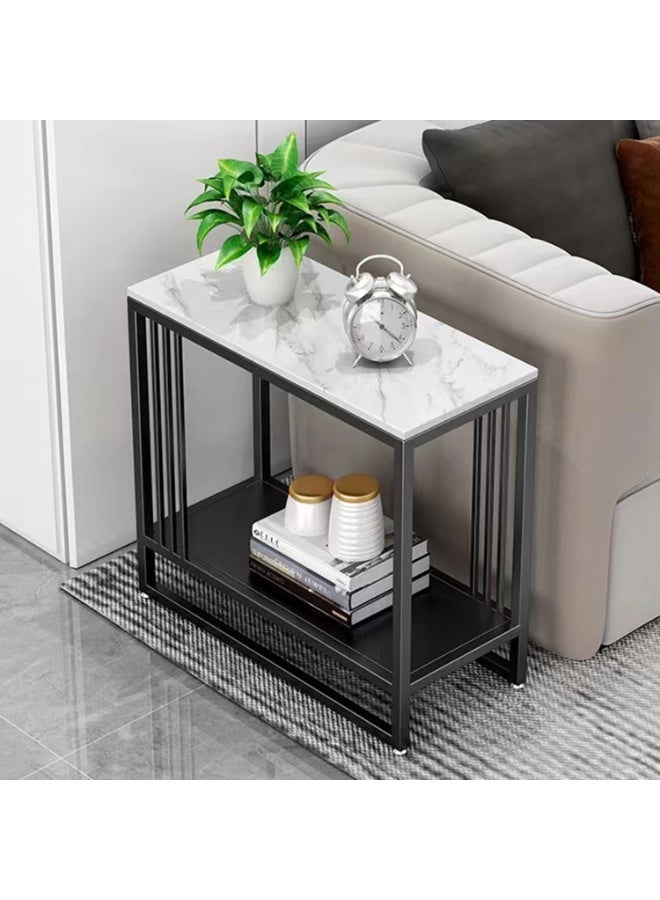 HXDream Side Table,End Table, 2-Tier Coffee Table,Suitable for study, living room, bedroom - Image 2