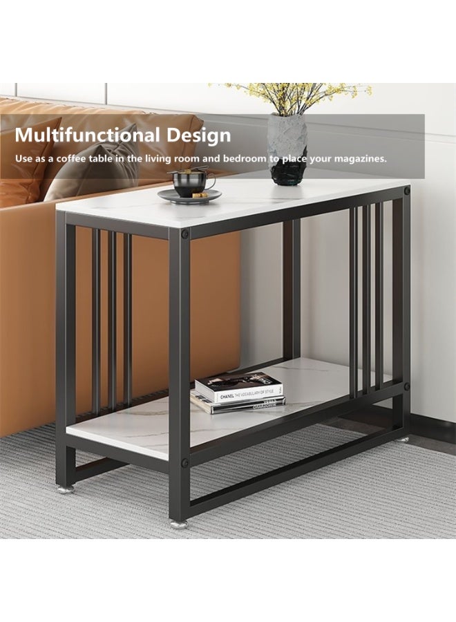 HXDream Side Table,End Table, 2-Tier Coffee Table,Suitable for study, living room, bedroom - Image 3