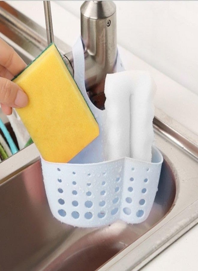 Vedora Adjustable Kitchen Bathroom Water Drainage Plastic Basket with Faucet Sink Caddy - Image 1