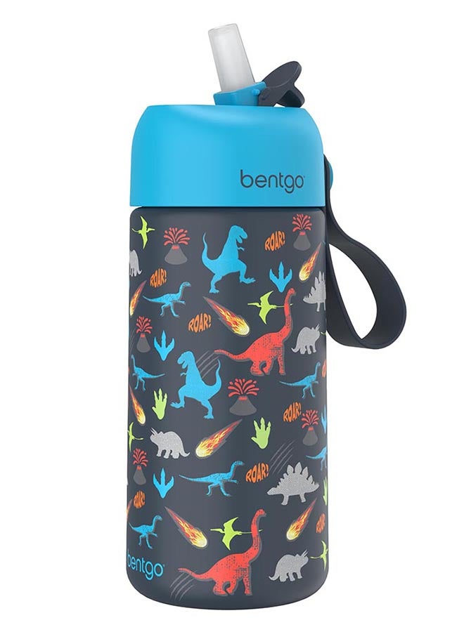 Bentgo Stainless Steel Insulated Watter Bottle 413 ml - Dino - Image 1