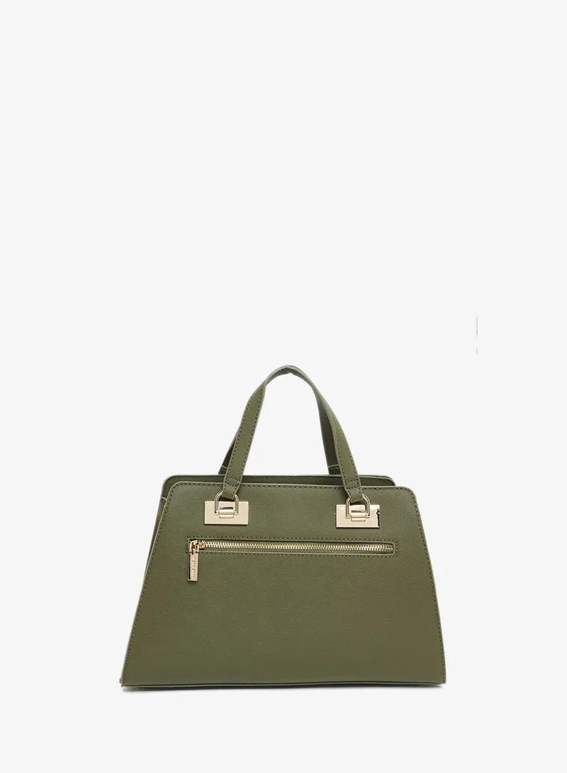 ANNE KLEIN Anne Klein Sandy Textured Satchel Bag With Coin Pouch