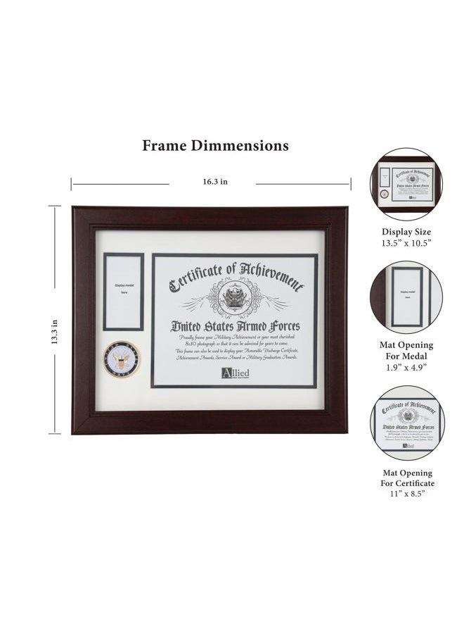 Allied Flag Allied Frame United States Navy Medal and Award Frame - Image 3