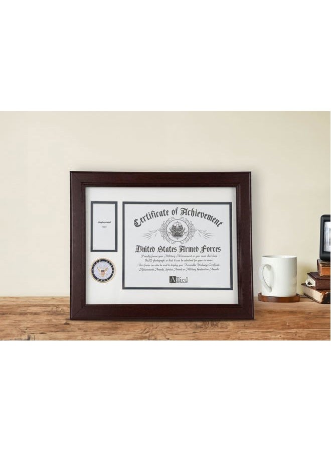 Allied Flag Allied Frame United States Navy Medal and Award Frame - Image 4