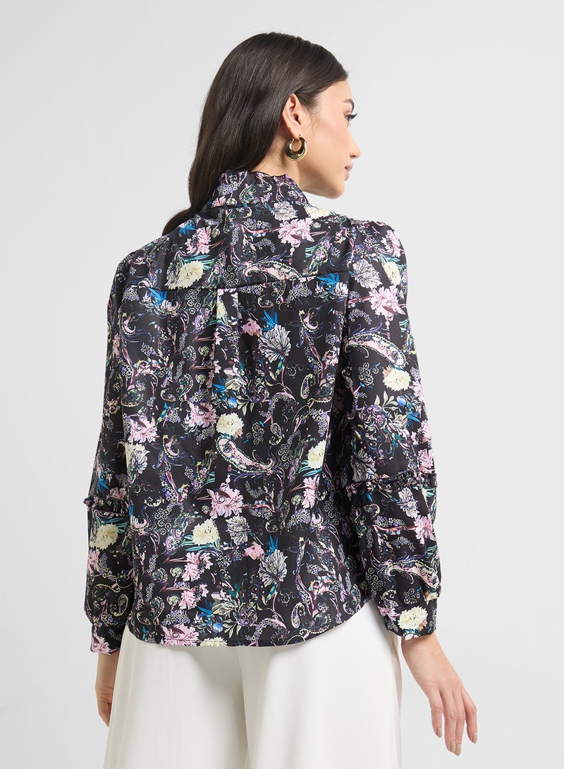 ELLA Floral Print Top  - Image 2