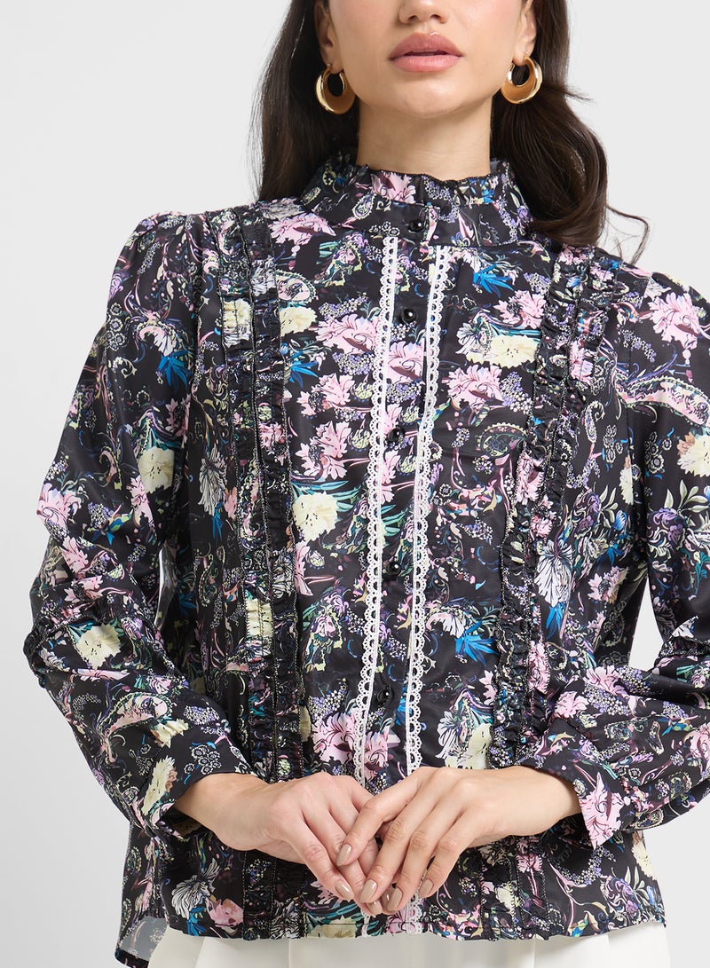 ELLA Floral Print Top  - Image 3