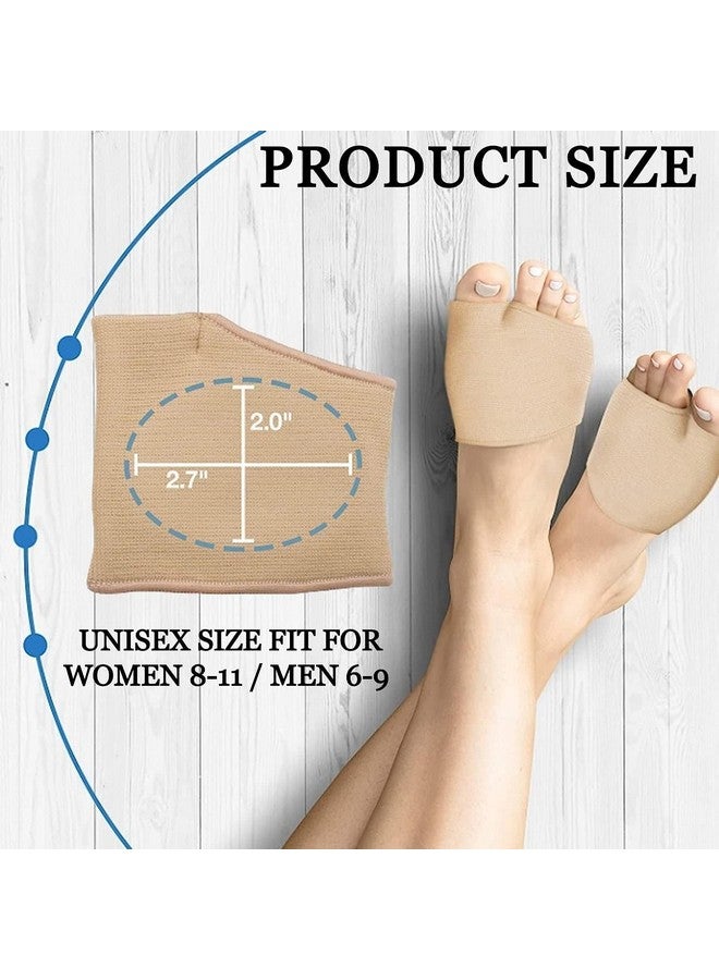 SWOPPLY Silicone Forefoot Pad for Pain Relief - Hallux Valgus Bunion Sleeve, Metatarsal Cushion, Ball of Foot Support for High Heels, Morton's Neuroma Relief, Bunion Corrector Toe Sleeve - Image 4