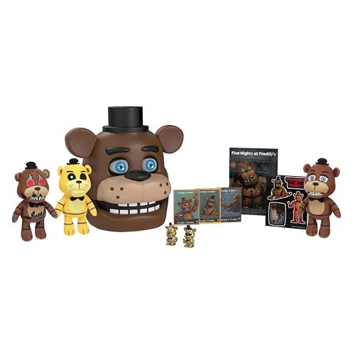 PhatMojo Five Nights at Freddys Freddy Fazbear Animatronic Bundle 11 Items Blinking Eyes wLights Sounds - Image 1