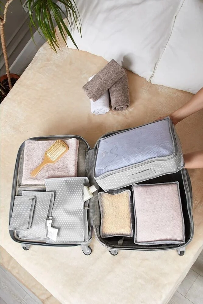 Tozlu Pazar Dusty Market 6 Piece 1st Quality Suitcase Organizer