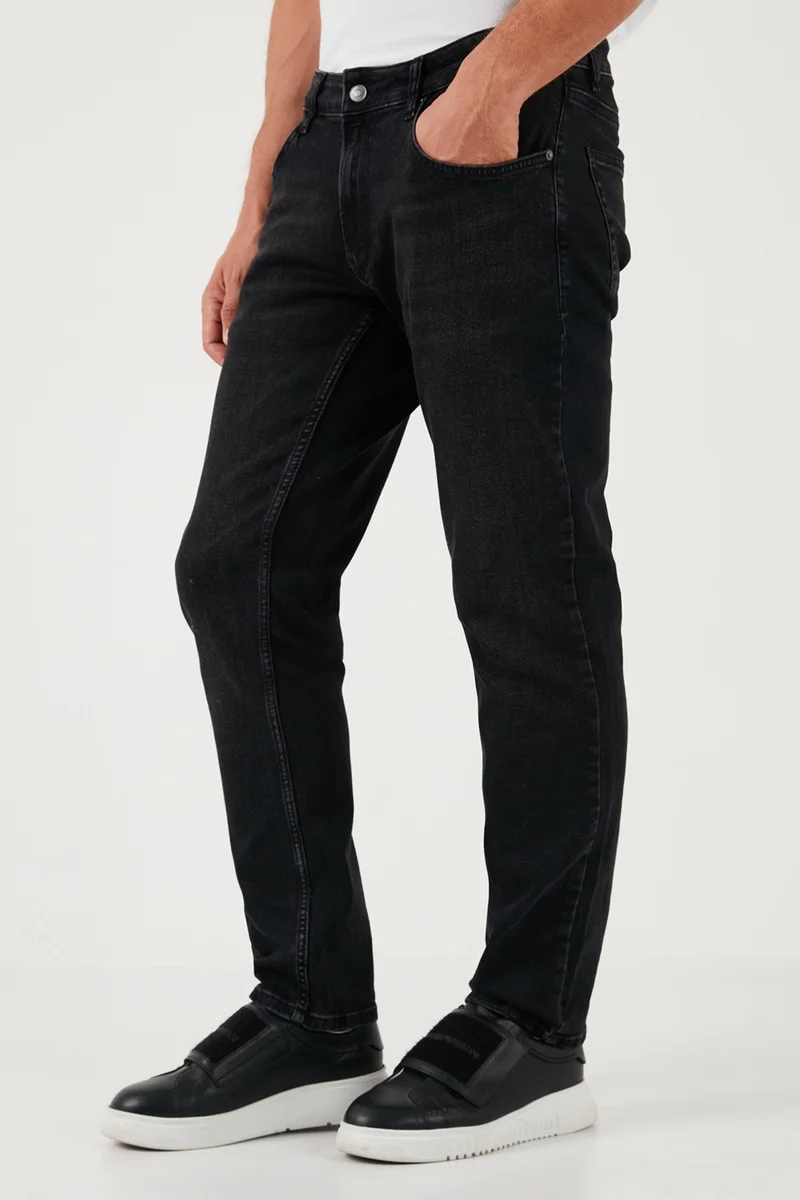 Buratti Cotton Normal Waist Regular Fit Straight Leg Jeans Men's Jeans 2210S16PARMA