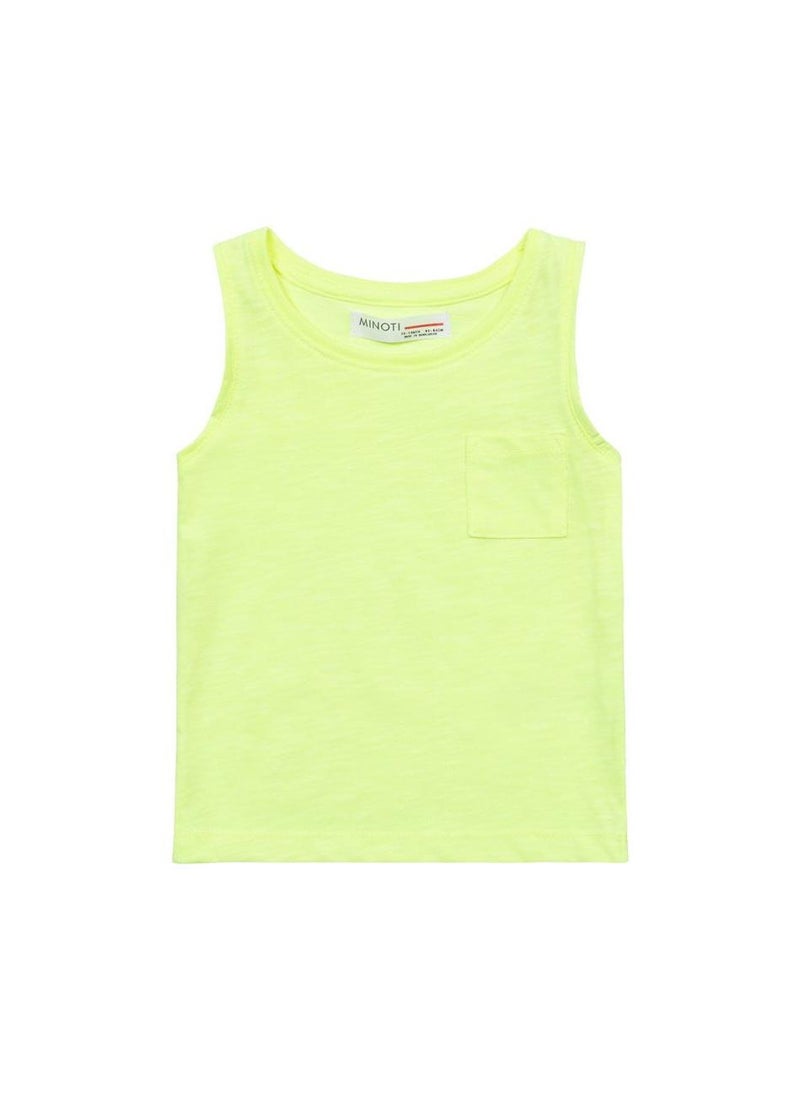 مينوتي تيشيرت أطفال بلا أكمام مع جيب على الصدر - Image 2