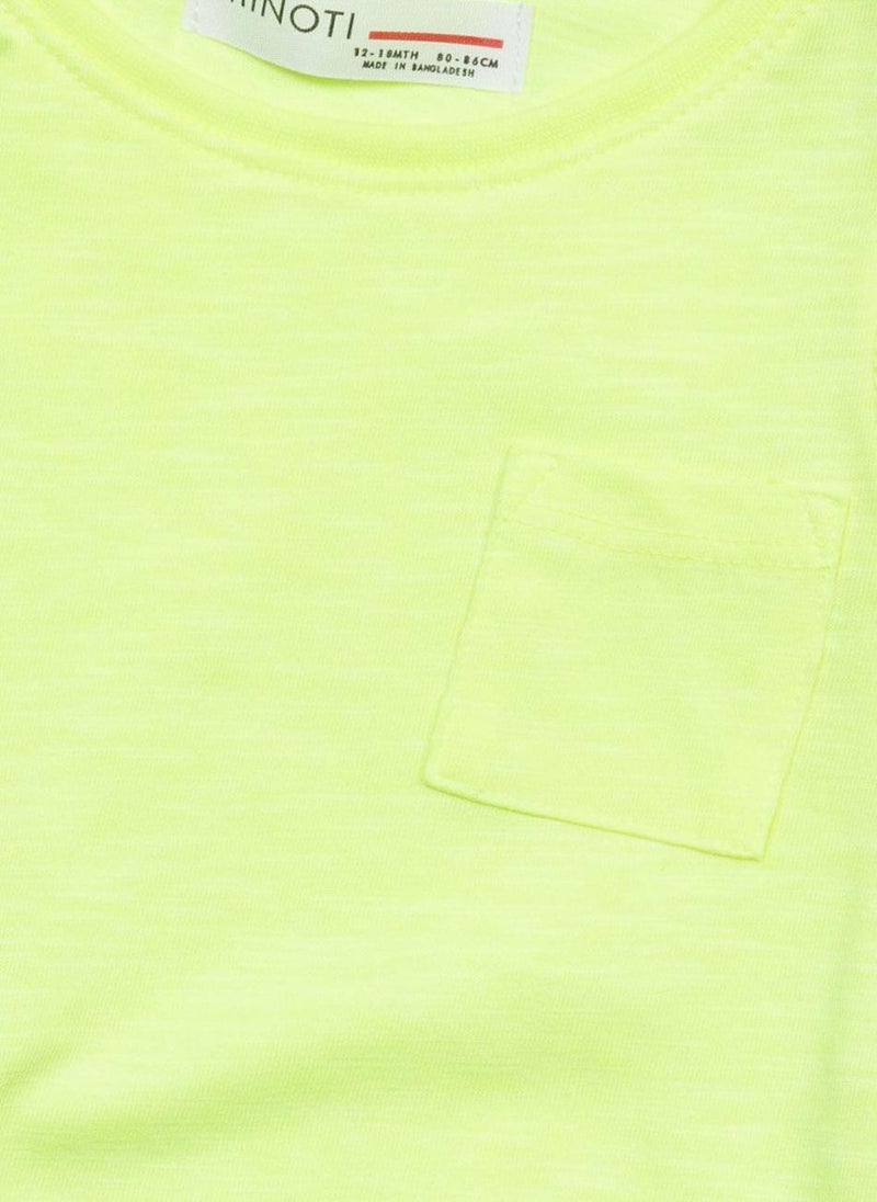 مينوتي تيشيرت أطفال بلا أكمام مع جيب على الصدر - Image 4