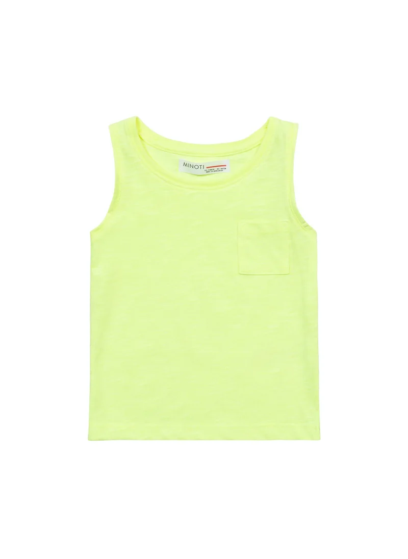 MINOTI Kids Boys Classic Top With A Front Pocket