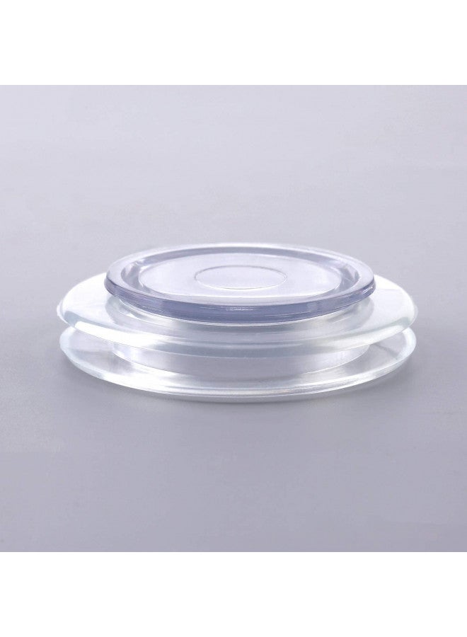 AIEX AIEX 2 Inch 2 Set Patio Table Umbrella Hole Ring and Cap Set Silicone Transparent Including 2 Rings and 2 Stoppers  - Image 4