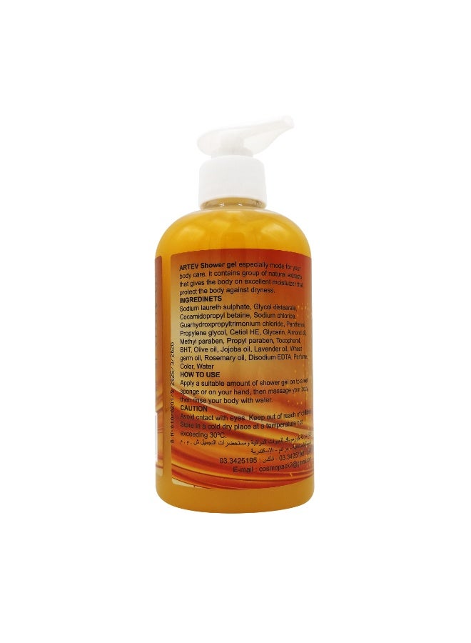 ARTEV Shower Gel With Peach - 500ML - Image 2