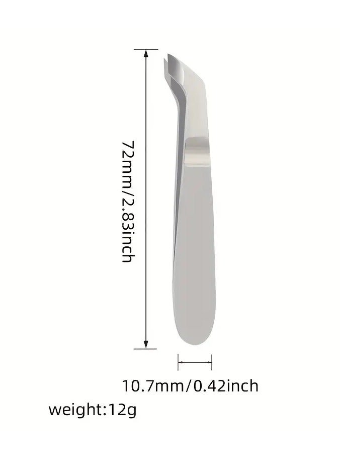 Goolsky Professional Cuticle Nippers - Portable Dead Skin Clipper for Nail Manicure and Exfoliation, Remove Old Skin, Burr, and Calluses with Ease - Ergonomic Design for Comfortable Grip - Image 1