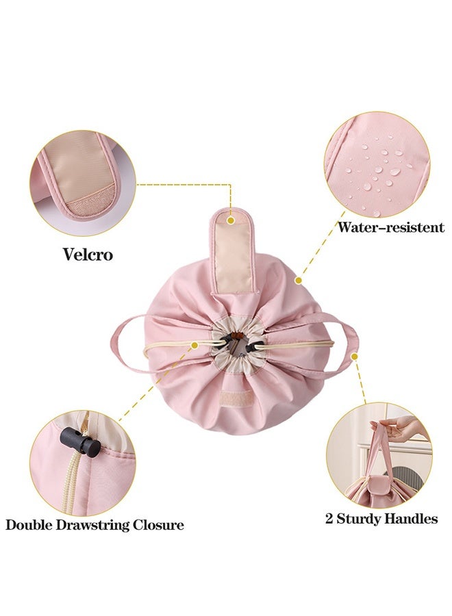 حقيبة مستحضرات تجميل بنساء - حقيبة أدوات الزينة للسفر لحقيبة تنظيم مستحضرات التجميل مع منطقة للفرشاة - Image 4