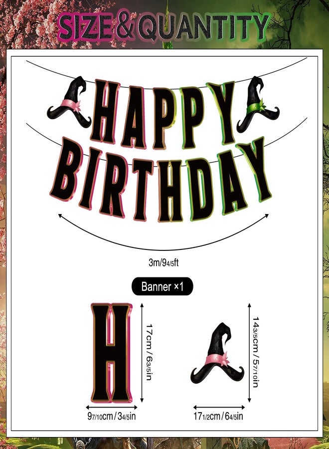 pekeng Movie Birthday Decorations Banner Hanging Swirls, Movie Theme Happy Birthday Decorations, Party Supplies for Girl Boys - Image 4