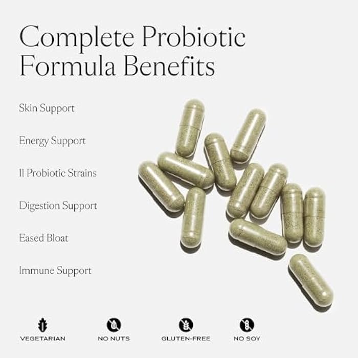 SAKARA Complete Probiotic - Prebiotics and Probiotics for Women Digestive Health Supplements, Supports Bloating, Immune System & Skin Radiance, Gut Health for Women with 3 Billion CFU's - 180 Capsules - Image 2